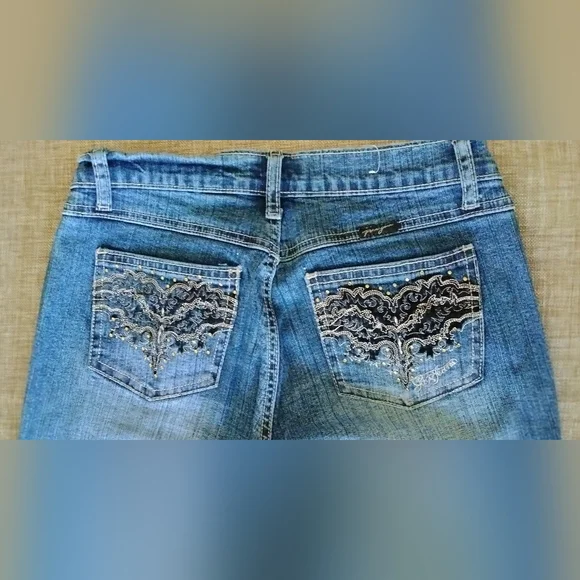 Paco Women's Blue Jeans Size 3, these Jeans have Stretch - Picture 4 of 9